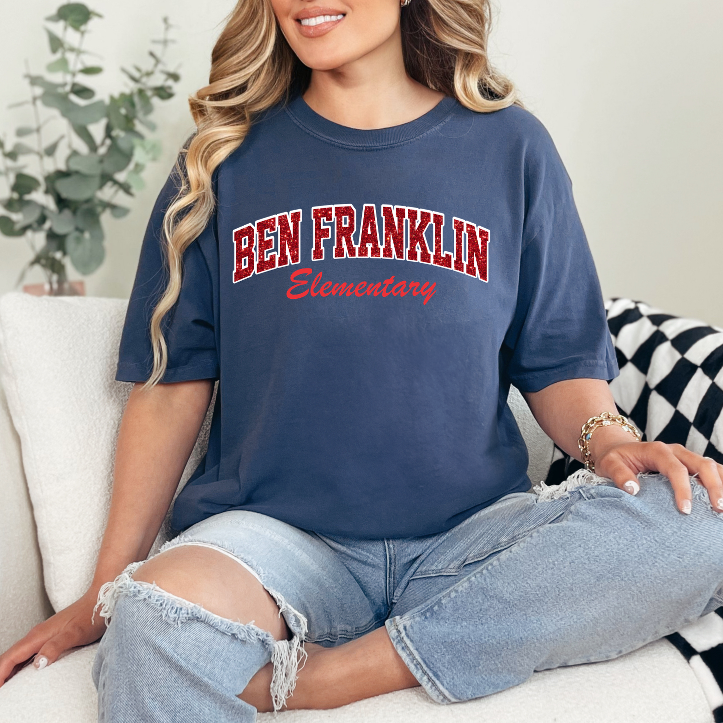 Ben Franklin Glitter Short Sleeve
