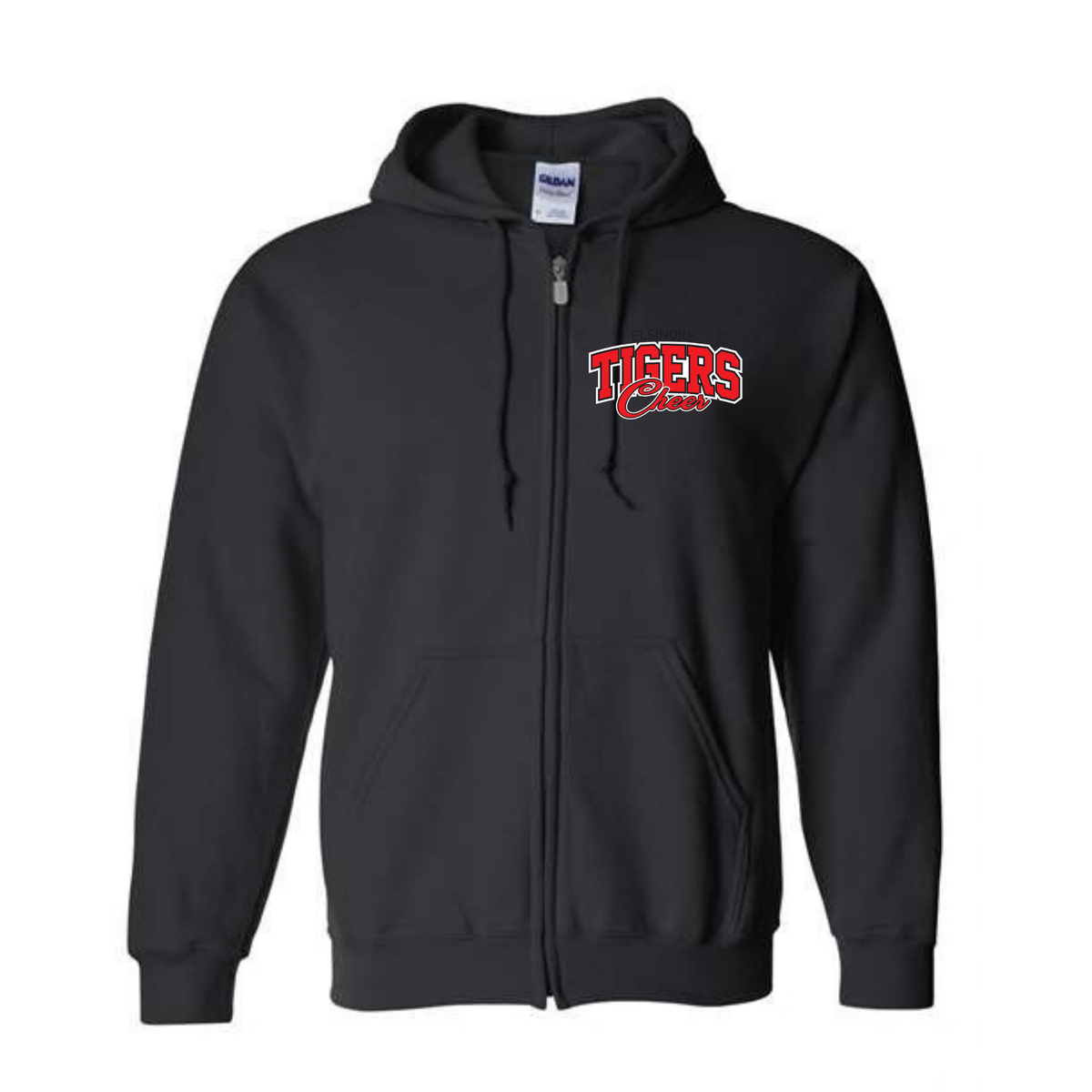 Tigers Cheer Fleece Zipper Hoodie