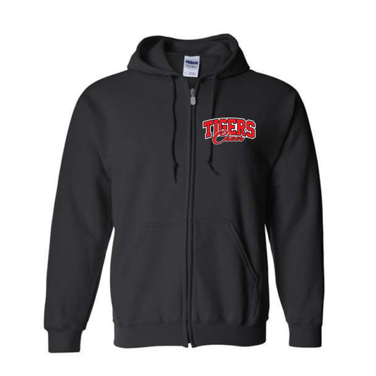 Tigers Cheer Fleece Zipper Hoodie