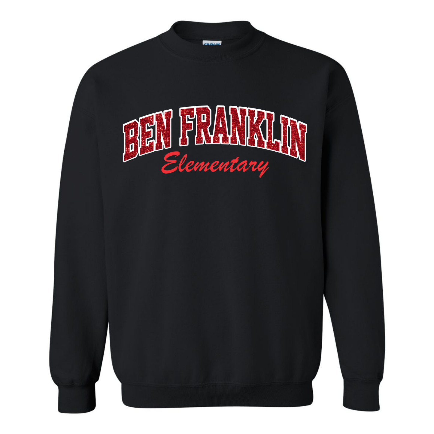 Ben Franklin Glitter Crew Sweatshirt