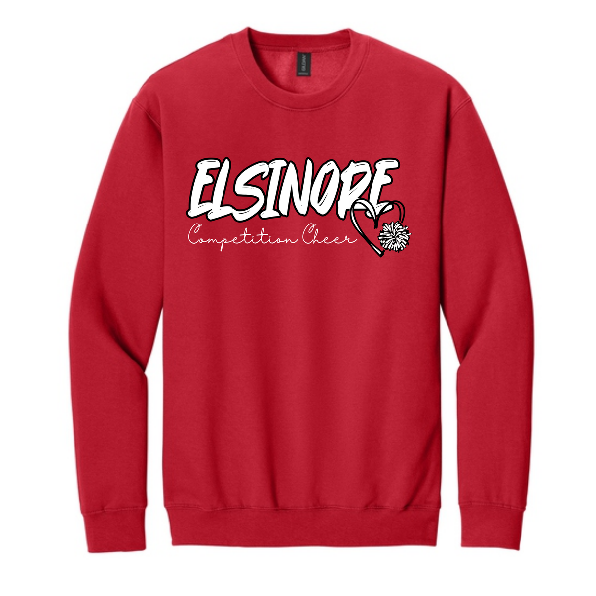 Elsinore Heart Fleece Crew Sweatshirt
