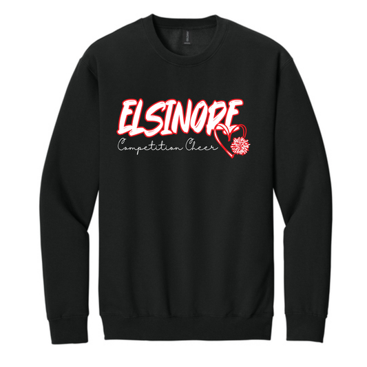 Elsinore Heart Fleece Crew Sweatshirt