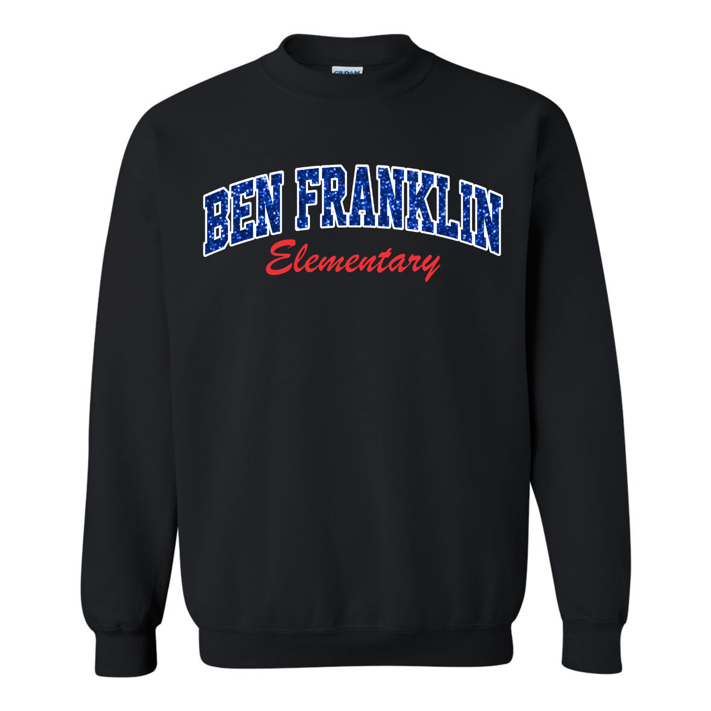 Ben Franklin Glitter Crew Sweatshirt