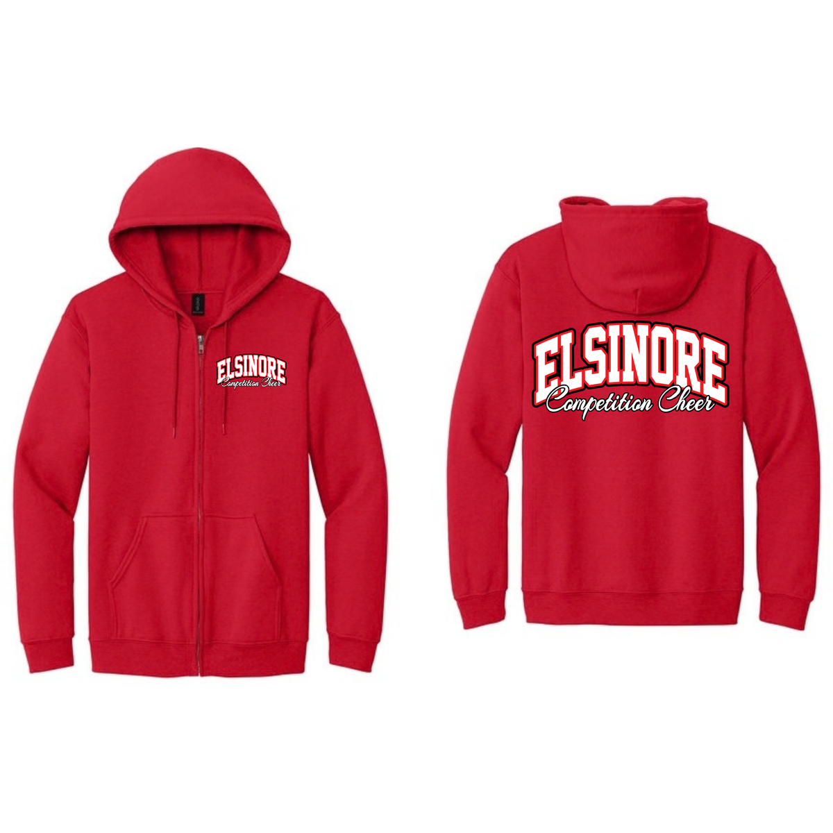Elsinore Competition Cheer Zipper Hoodie
