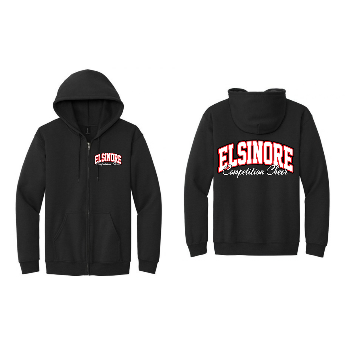 Elsinore Competition Cheer Zipper Hoodie