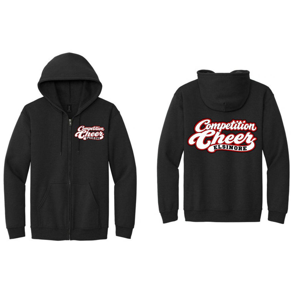 Elsinore Script Zipper Hoodie