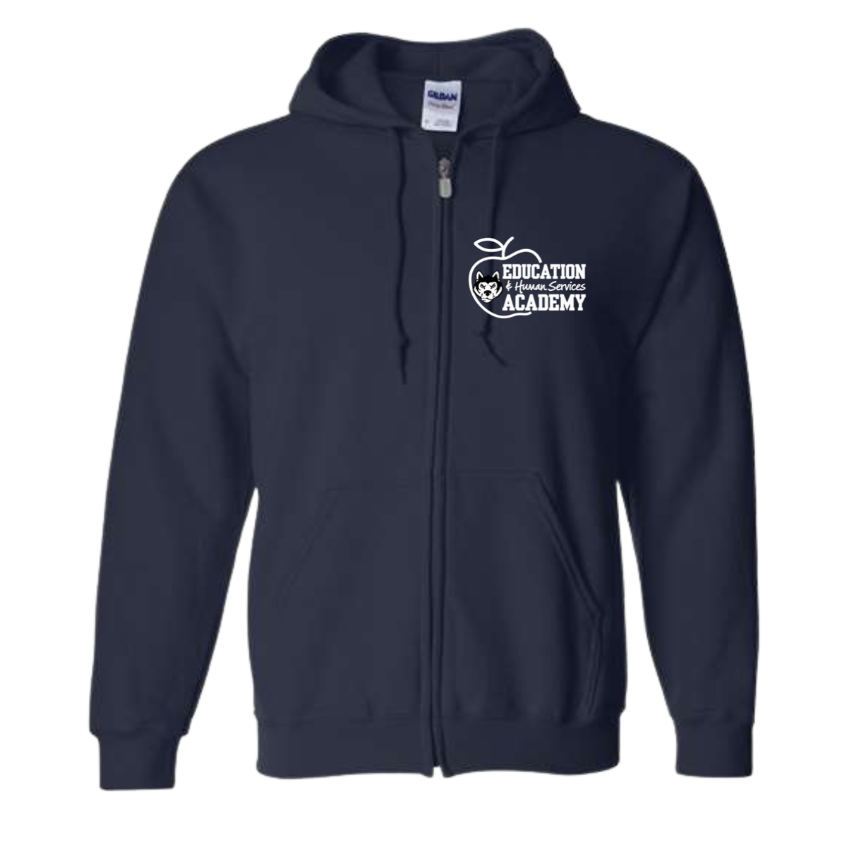 EHSA Apple Zipper Fleece Hoodie