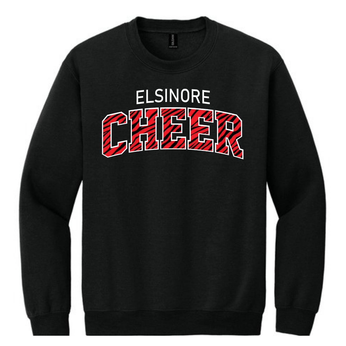 Elsinore Embroidered Cheer Black Fleece