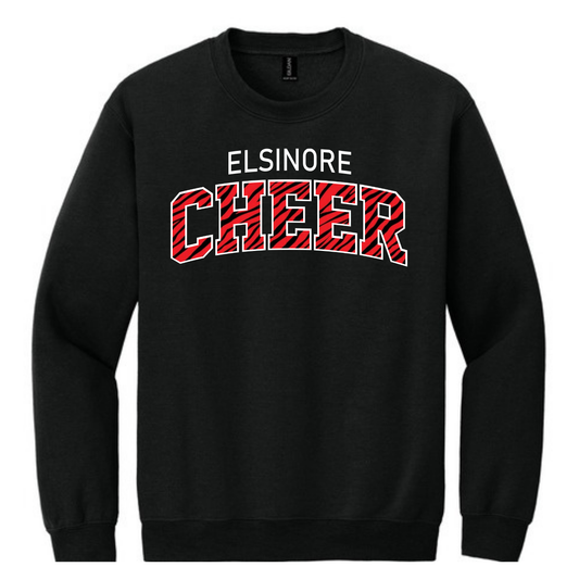 Elsinore Embroidered Cheer Black Fleece