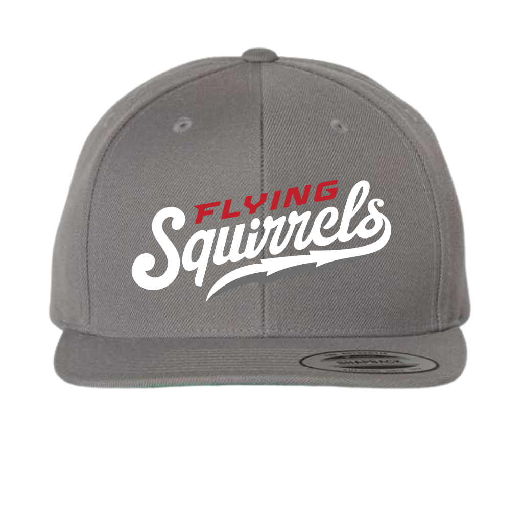 Flying Squirrels Embroidered Flat Bill