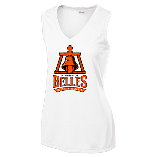 Riverside Belles Dri Fit Ladies Sleeveless White