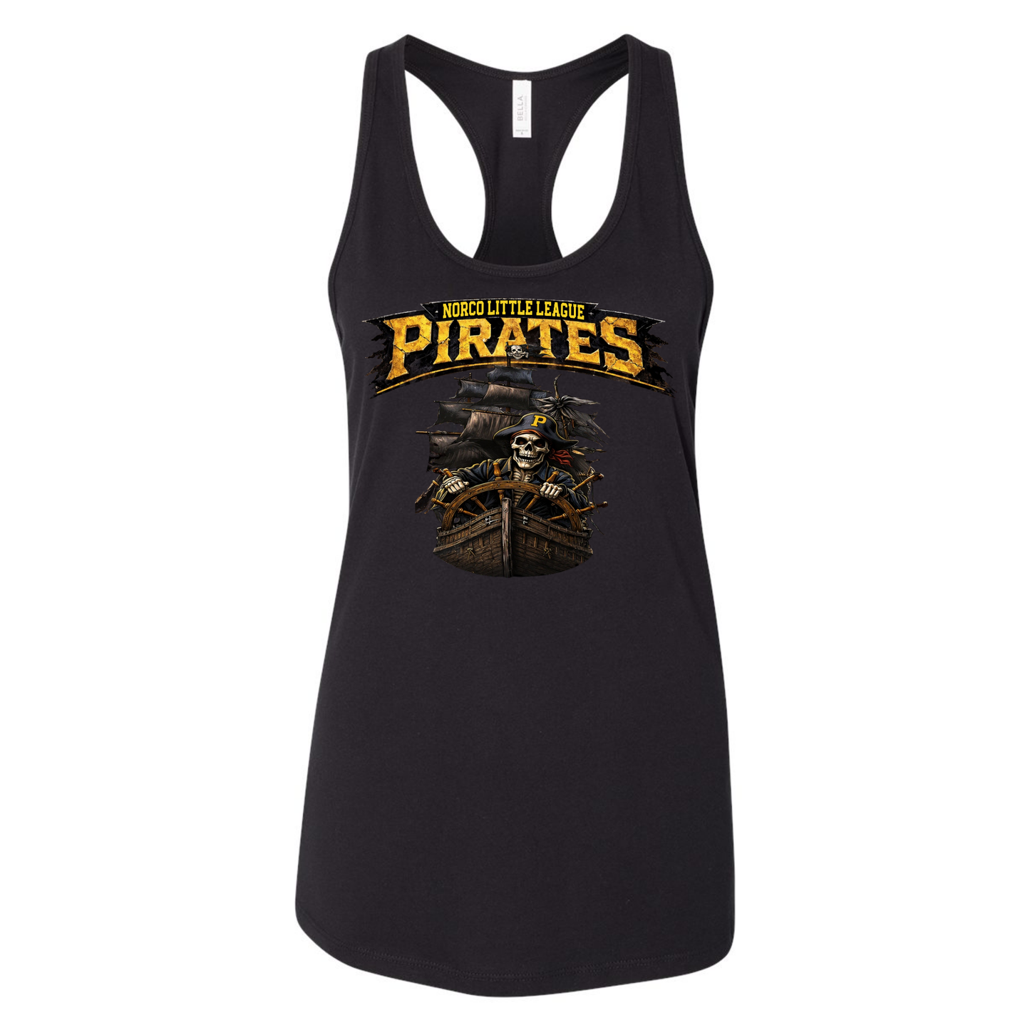 Norco LL Pirates Ship Ladies Racerback Tank