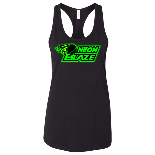 Neon Blaze Ladies Racerback Tank
