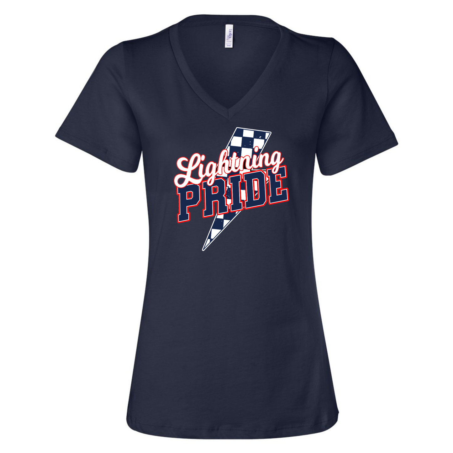 Lightning Pride Ladies V-Neck
