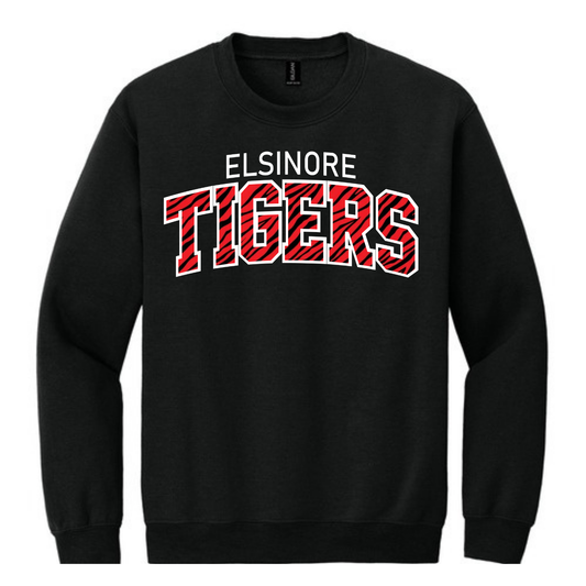 Elsinore Embroidered Tigers Black Fleece