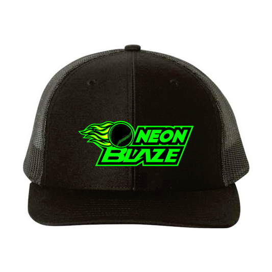 Neon Blaze Embroidered Trucker
