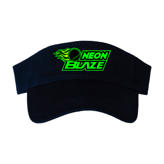 Neon Blaze Embroidered Visor